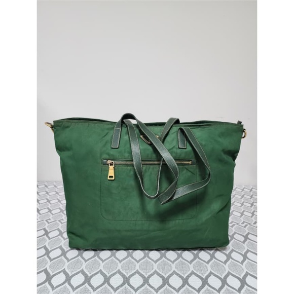 Authentic PRADA Nylon 2way Shopper Tote Bag Green - Picture 15 of 16
